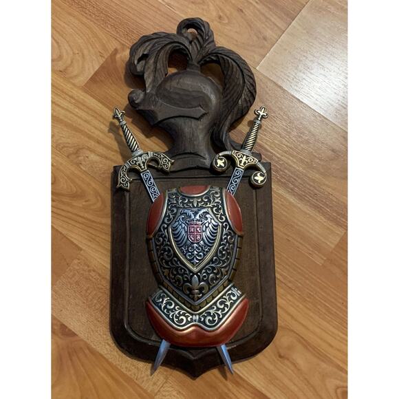 Vintage Roman Sparta Shild Wall‎ Decor - Picture 1 of 2